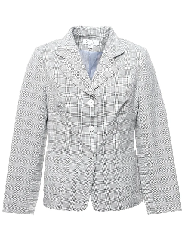 BlazergatheringGrey Dogtooth Blazer - M