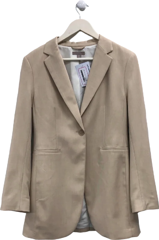 BlazercasualH&M Beige Blazer UK 8