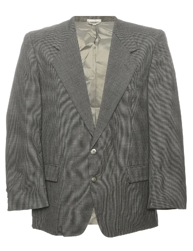 BlazerteamHoundstooth Dark Grey Blazer - M