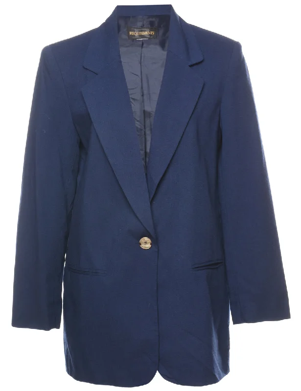 BlazerseasonNavy Classic Blazer - M