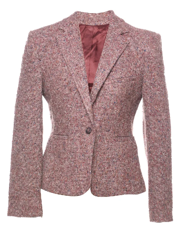 BlazerfuturePlum Textured Wool Blazer - S