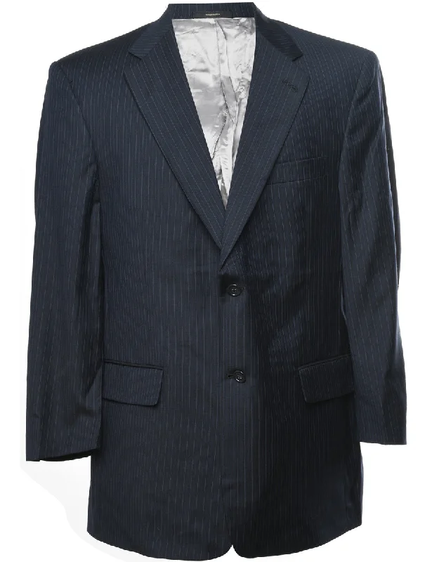 BlazermobileStriped Navy Classic Blazer - XL