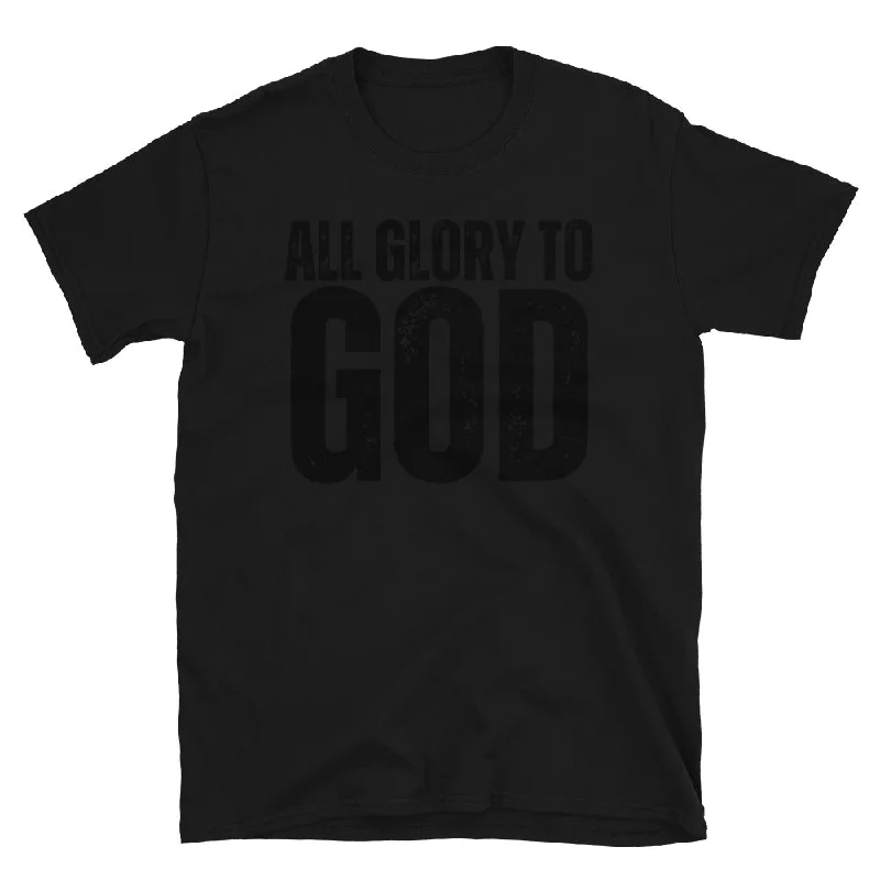 Polyester T-ShirtsAll Glory to God Short-Sleeve T-Shirt