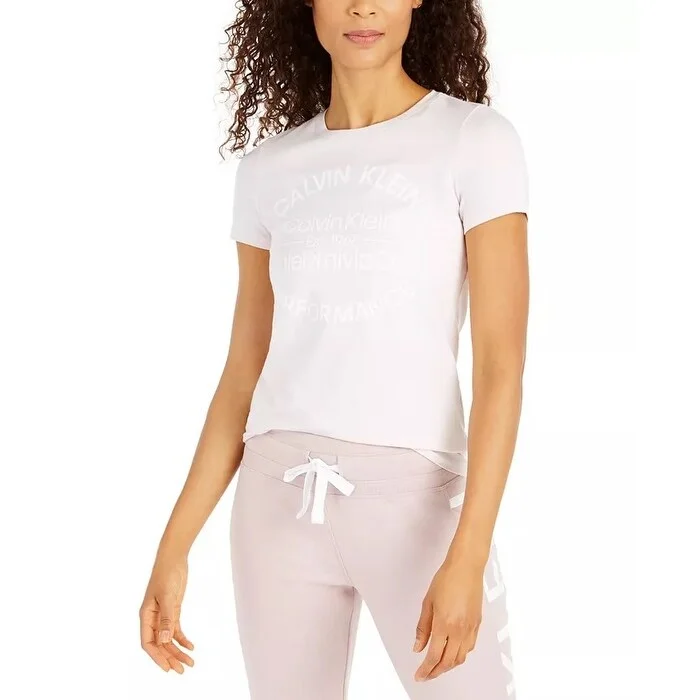 Thermal T-ShirtsCalvin Klein Performance Women's Logo T-Shirt White Size X-Small