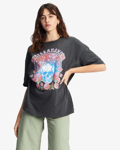 Glitter T-ShirtsCosmic Garden Oversized Boyfriend T-Shirt