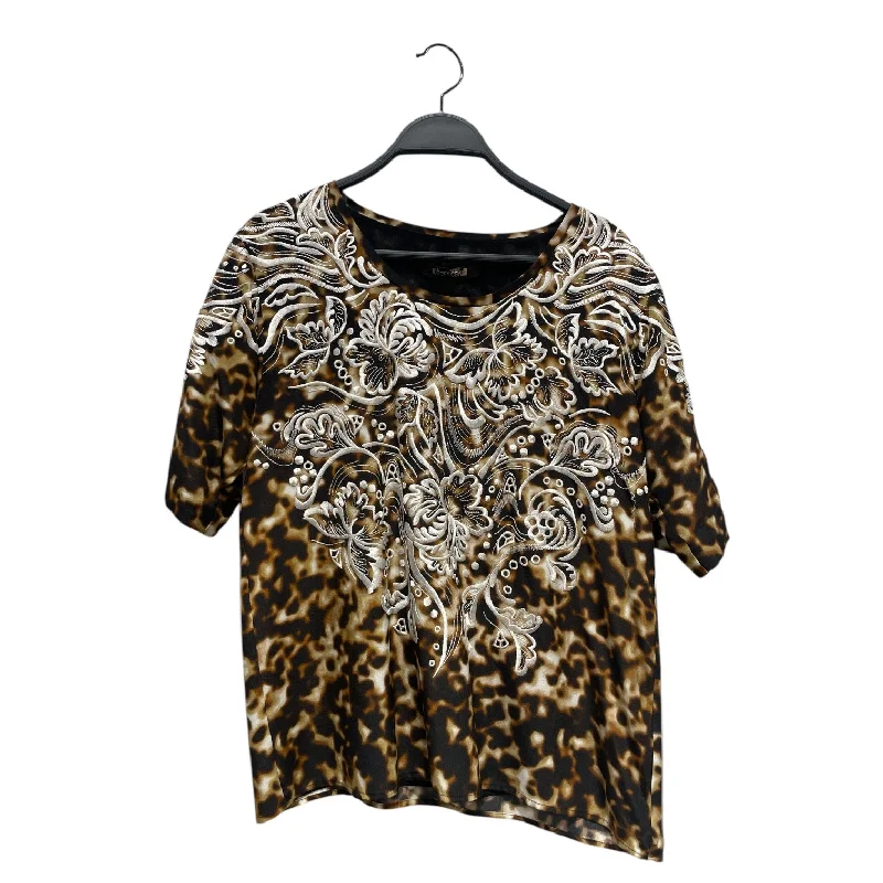 Tie-Dye T-Shirtsroberto cavalli/T-Shirt/38/Animal Pattern/Silk/BRW/