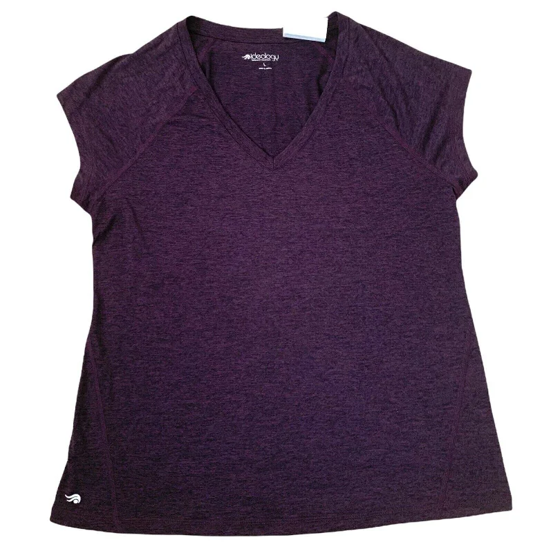 Blended Fabric T-ShirtsIdeology Women's Rapidry Heathered Performance T-Shirt Purple Size XXL - XX-Large