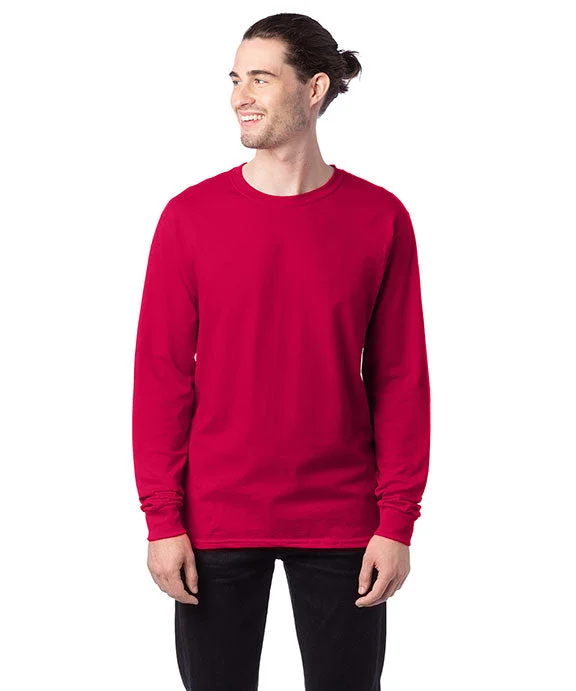 Vintage Hoodies5286 - Hanes ComfortSoft® Long-Sleeve T-Shirt | Athletic Crimson