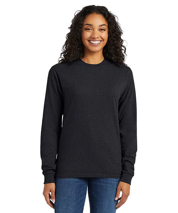 Branded Sweatshirts5286 - Hanes ComfortSoft® Long-Sleeve T-Shirt | Charcoal Heather