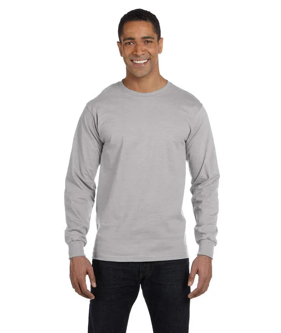 Urban Hoodies5286 - Hanes ComfortSoft® Long-Sleeve T-Shirt | Light Steel