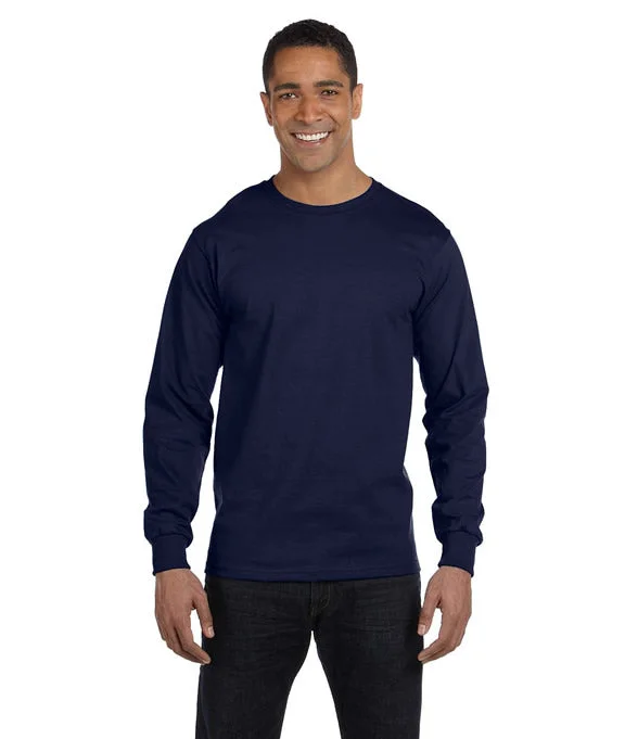 Designer Sweatshirts5286 - Hanes ComfortSoft® Long-Sleeve T-Shirt | Navy