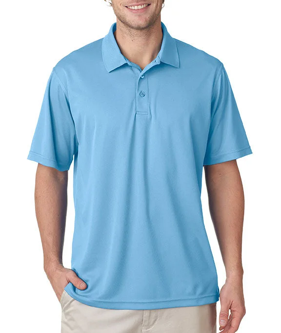 Cultural Sweatshirts8210 - UltraClub Mens Cool & Dry Mesh Piqué Polo Shirt | Columbia Blue