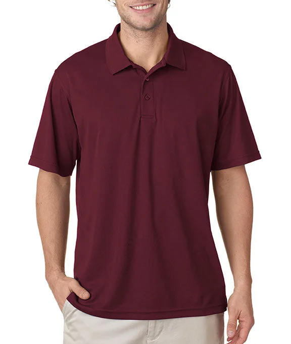 Athletic Hoodies8210 - UltraClub Mens Cool & Dry Mesh Piqué Polo Shirt | Maroon