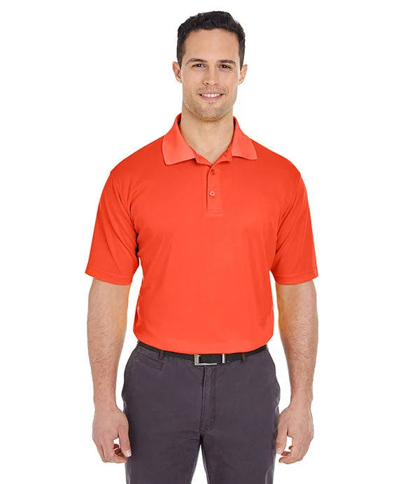 Recycled Fabric Hoodies8210 - UltraClub Mens Cool & Dry Mesh Piqué Polo Shirt | Orange