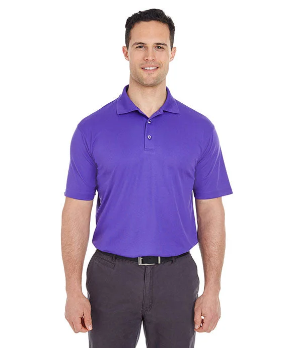 Polyester Hoodies8210 - UltraClub Mens Cool & Dry Mesh Piqué Polo Shirt | Purple