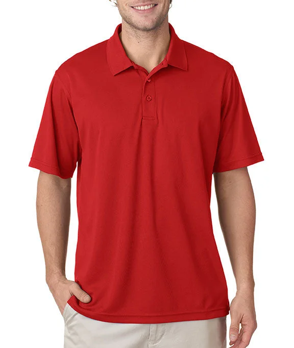 French Terry Hoodies8210 - UltraClub Mens Cool & Dry Mesh Piqué Polo Shirt | Red