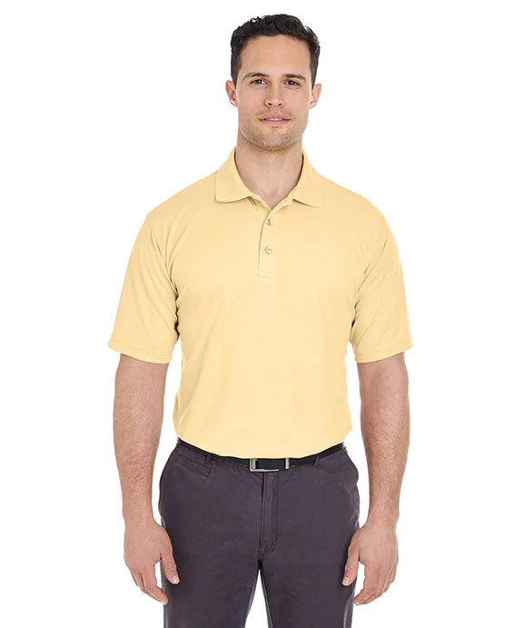 Leather-Paneled Sweatshirts8210 - UltraClub Mens Cool & Dry Mesh Piqué Polo Shirt | Yellow Haze