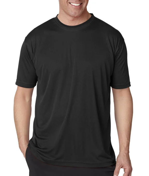 Ruffled Sweatshirts8420 - UltraClub Mens Cool & Dry Sport Performance Interlock T-Shirt | Black