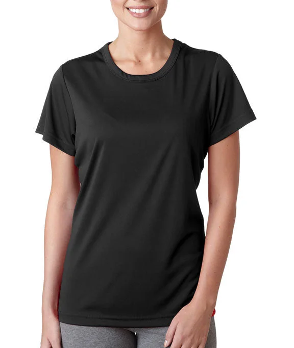 Fitted Sweatshirts8420L - UltraClub Ladies Cool & Dry Sport Performance Interlock T-Shirt | Black