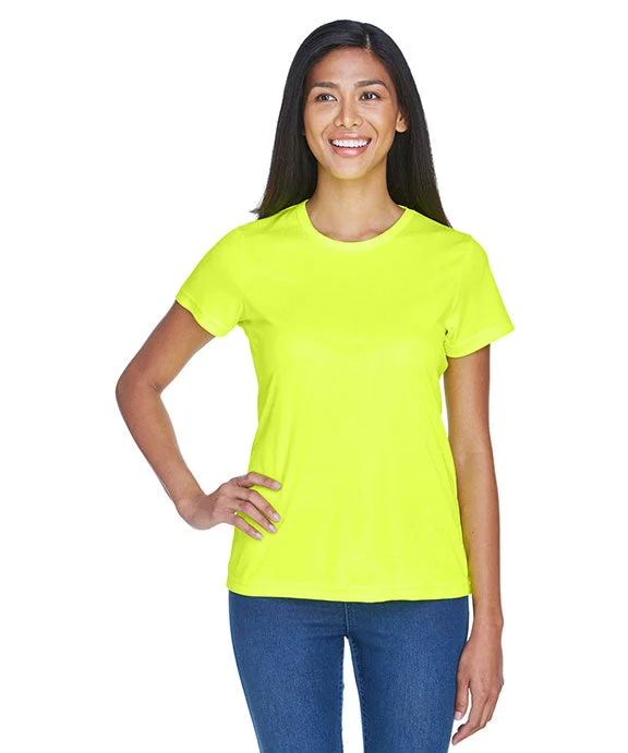 Minimalist Sweatshirts8420L - UltraClub Ladies Cool & Dry Sport Performance Interlock T-Shirt | Bright Yellow