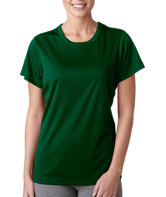 Cropped Sweatshirts8420L - UltraClub Ladies Cool & Dry Sport Performance Interlock T-Shirt | Forest Green