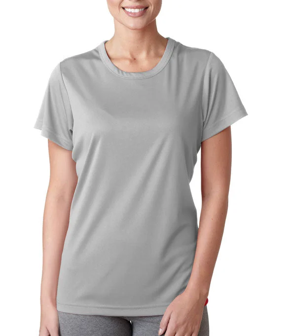 Layered Sweatshirts8420L - UltraClub Ladies Cool & Dry Sport Performance Interlock T-Shirt | Grey