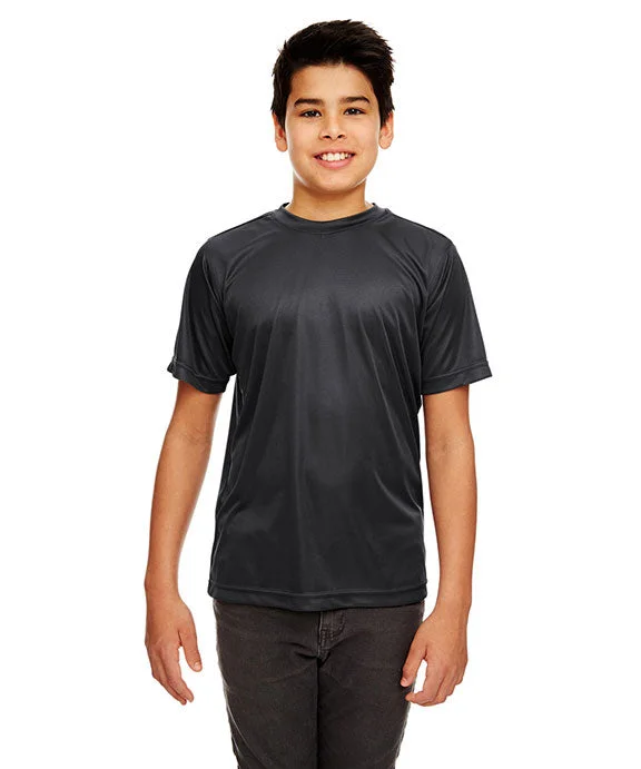 Cycling Hoodies8420Y - UltraClub Youth Cool & Dry Sport Performance Interlock T-Shirt | Black