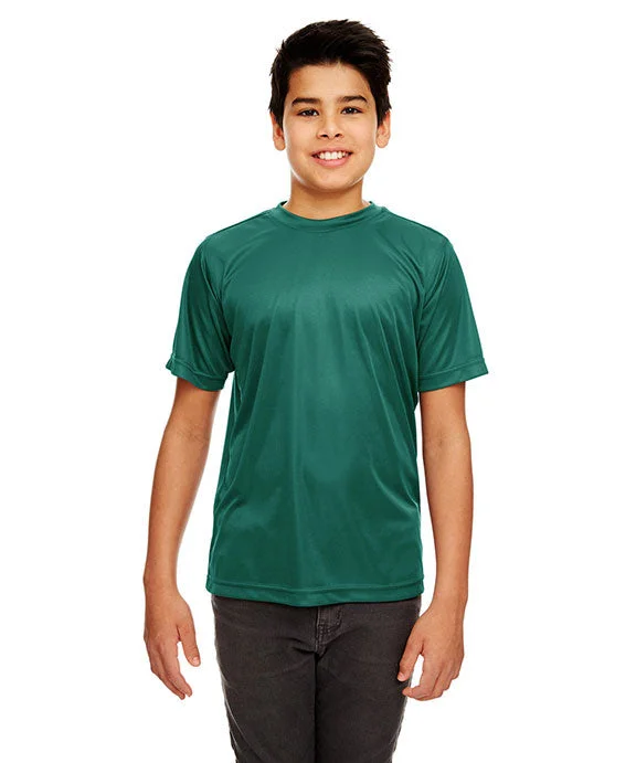 Running Sweatshirts8420Y - UltraClub Youth Cool & Dry Sport Performance Interlock T-Shirt | Forest Green