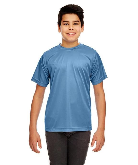 Waterproof Hoodies8420Y - UltraClub Youth Cool & Dry Sport Performance Interlock T-Shirt | Indigo