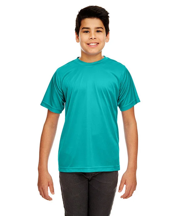 Organic Cotton Sweatshirts8420Y - UltraClub Youth Cool & Dry Sport Performance Interlock T-Shirt | Jade