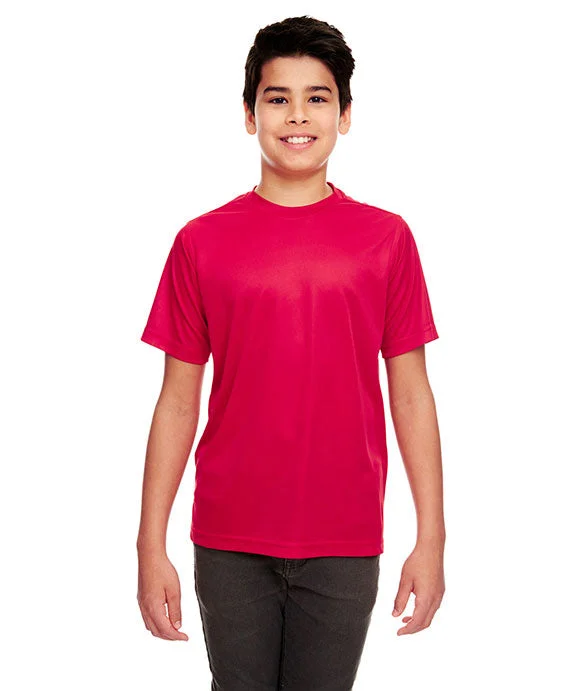 Fitted Sweatshirts8420Y - UltraClub Youth Cool & Dry Sport Performance Interlock T-Shirt | Red