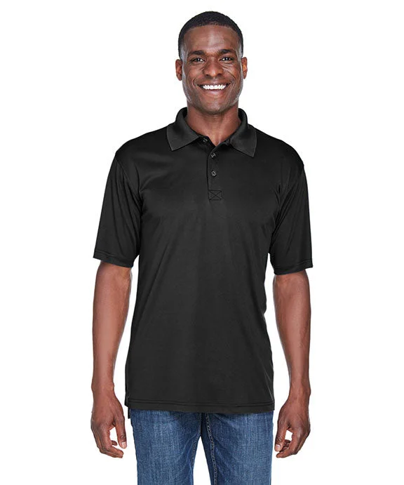 College Sweatshirts8425 - UltraClub Mens Cool & Dry Sport Performance Interlock Polo Shirt | Black