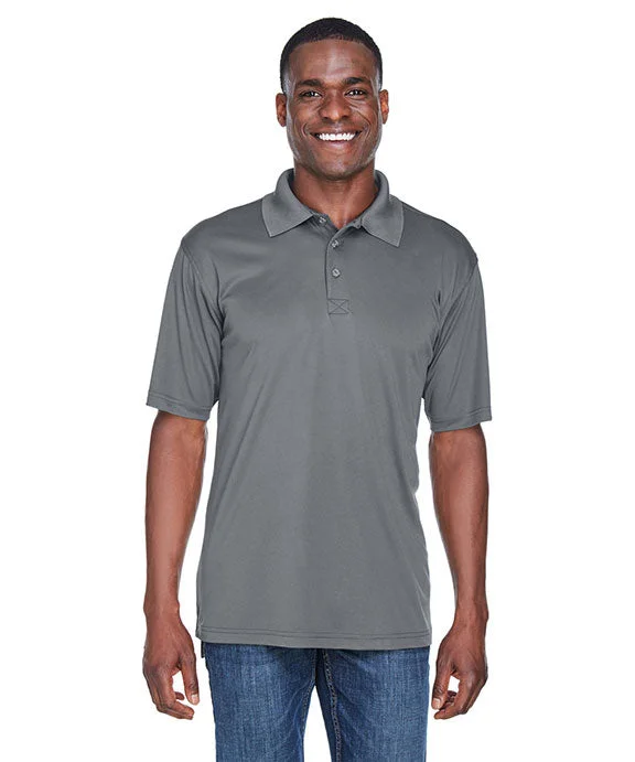 Skateboard Sweatshirts8425 - UltraClub Mens Cool & Dry Sport Performance Interlock Polo Shirt | Charcoal