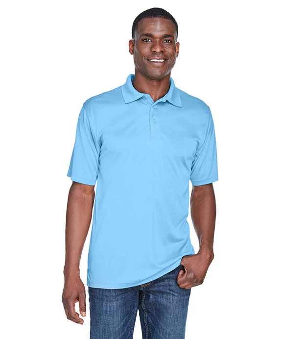 High-Fashion Sweatshirts8425 - UltraClub Mens Cool & Dry Sport Performance Interlock Polo Shirt | Columbia Blue