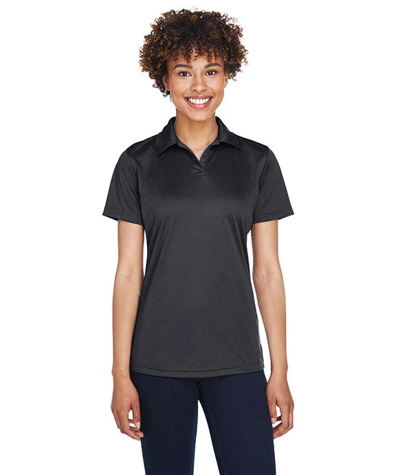 Glitter Sweatshirts8425L - UltraClub Ladies Cool & Dry Sport Performance Interlock Polo Shirt | Black