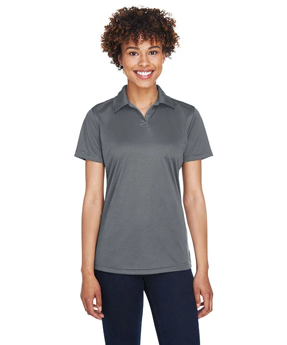 Beaded Sweatshirts8425L - UltraClub Ladies Cool & Dry Sport Performance Interlock Polo Shirt | Charcoal