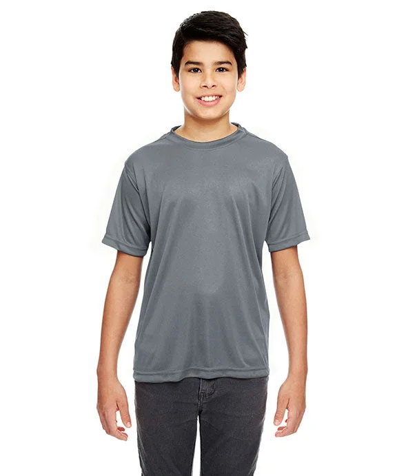 Ruffled Sweatshirts8620Y - UltraClub Youth Cool & Dry Basic Performance T-Shirt | Charcoal