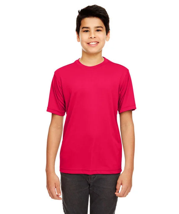 Ribbed Cuff Hoodies8620Y - UltraClub Youth Cool & Dry Basic Performance T-Shirt | Red