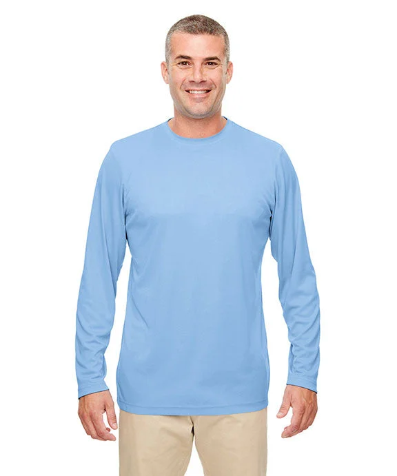 Lounge Hoodies8622 - UltraClub Mens Cool & Dry Performance Long-Sleeve Top | Columbia Blue