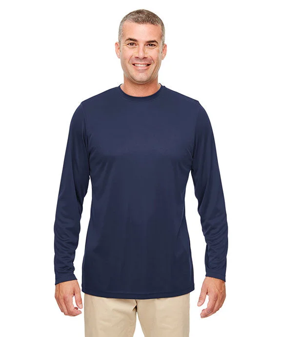 Running Sweatshirts8622 - UltraClub Mens Cool & Dry Performance Long-Sleeve Top | Navy