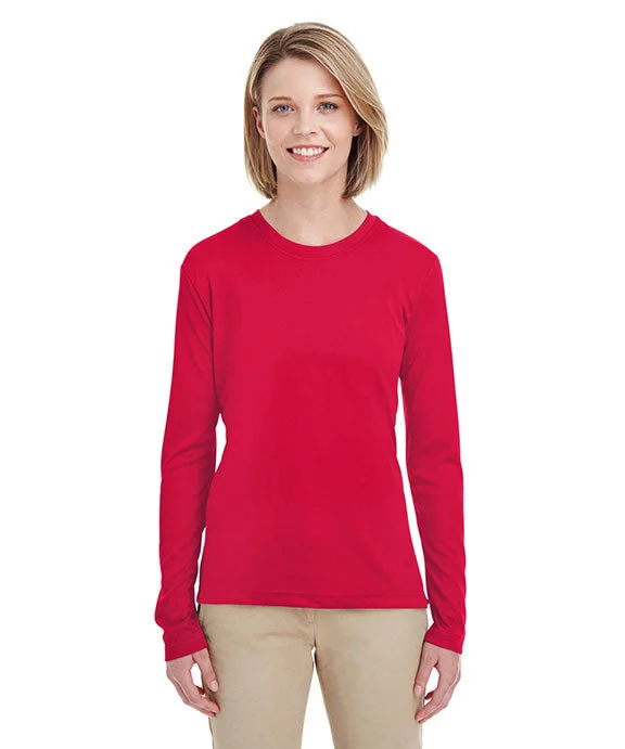 Limited Edition Hoodies8622W - UltraClub Ladies Cool & Dry Performance Long-Sleeve Top | Red