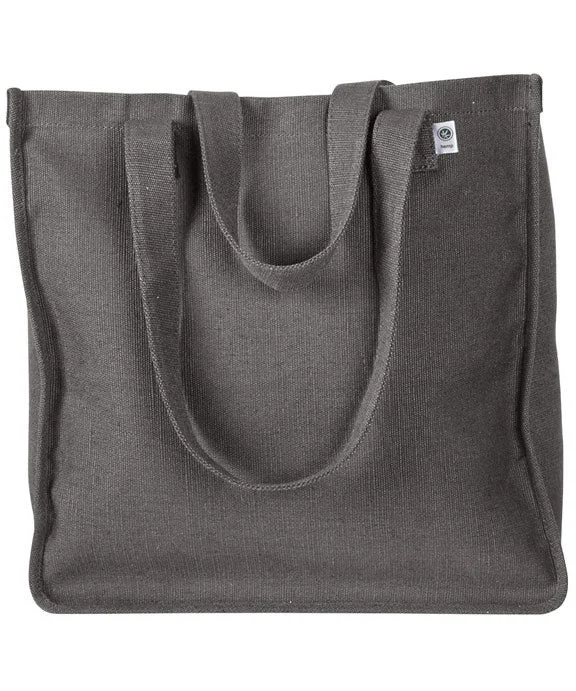 French Terry HoodiesEC8015 - econscious 6.8 oz. Hemp Market Tote Bag | Charcoal