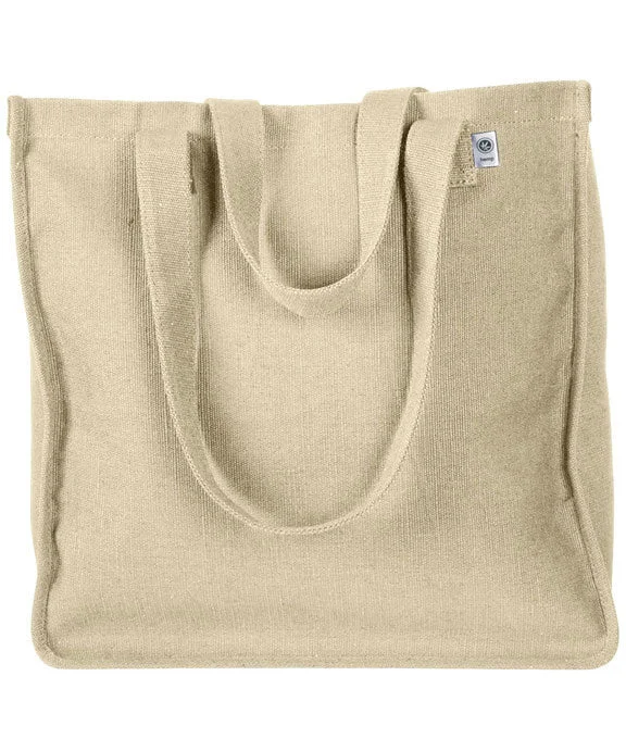 Reversible HoodiesEC8015 - econscious 6.8 oz. Hemp Market Tote Bag | Natural