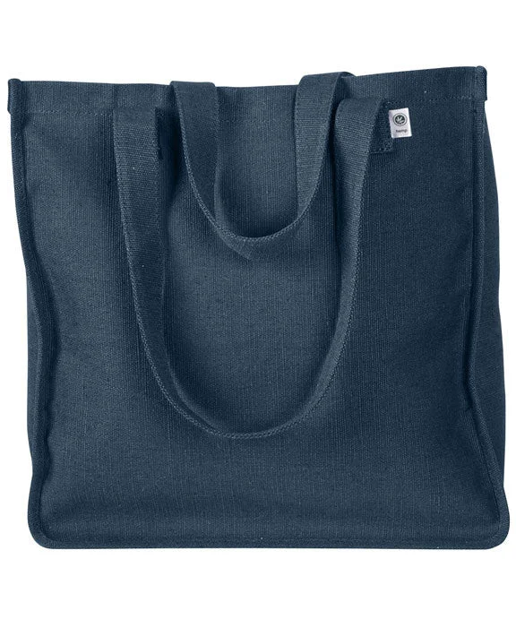 Striped SweatshirtsEC8015 - econscious 6.8 oz. Hemp Market Tote Bag | Navy