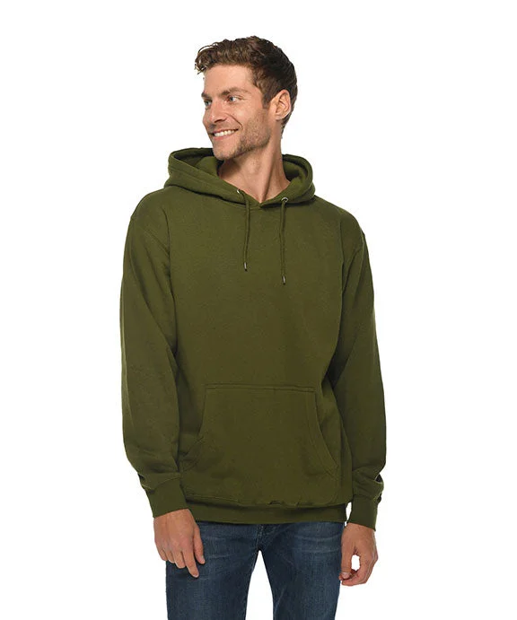 Zip-Up HoodiesLS14001 - Lane Seven Unisex Premium Pullover Hooded Sweatshirt | Army Green