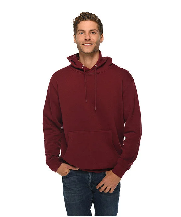 Pocketed HoodiesLS14001 - Lane Seven Unisex Premium Pullover Hooded Sweatshirt | Burgundy