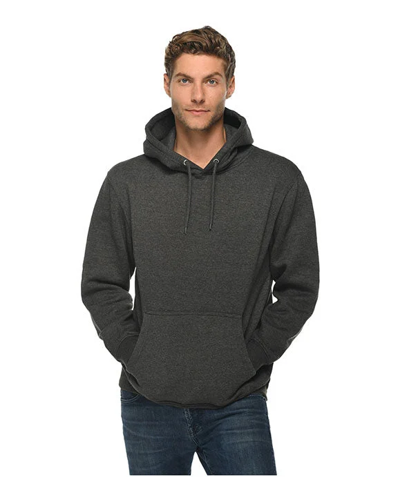 Hip-Hop HoodiesLS14001 - Lane Seven Unisex Premium Pullover Hooded Sweatshirt | Charcoal Heather