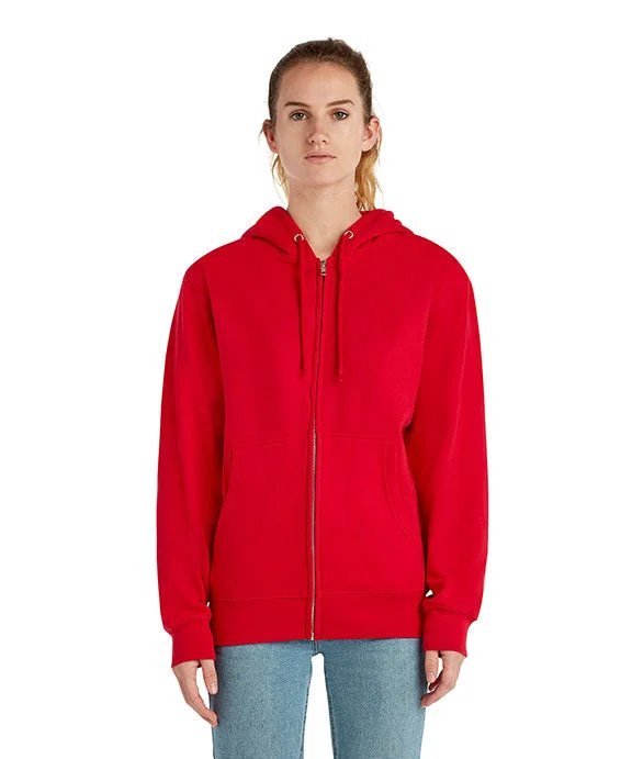 Embroidered SweatshirtsLS14003 - Lane Seven Unisex Premium Full-Zip Hooded Sweatshirt | Red