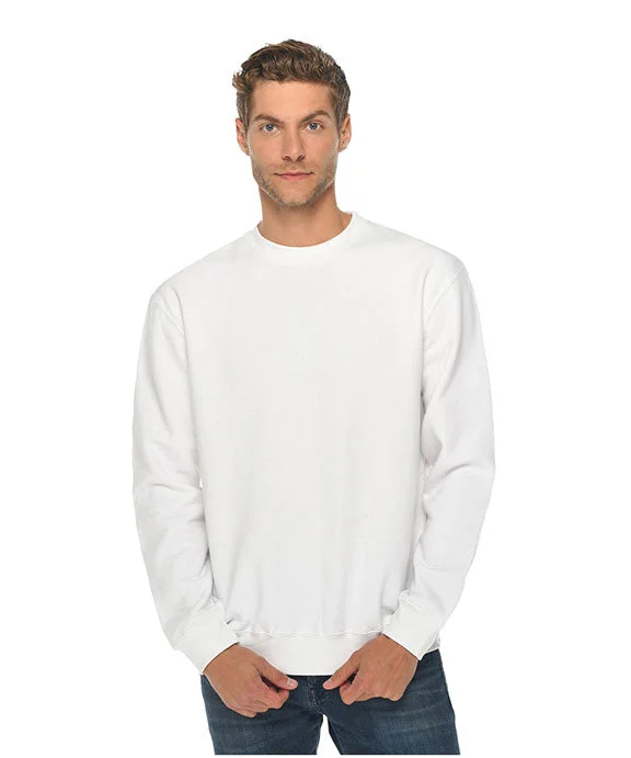 Luxury HoodiesLS14004 - Lane Seven Unisex Premium Crewneck Sweatshirt | White