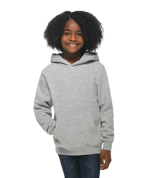 Glitter SweatshirtsLS1401Y - Lane Seven Youth Premium Pullover Hooded Sweatshirt | Heather Grey